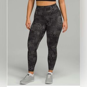 EUC Lululemon Wunder Train Contour Fit High-Rise Tight 25"